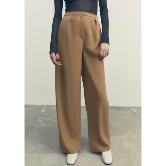 Zara full length darted pants - Picture 1 of 9